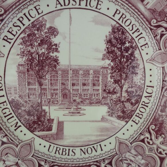 Wedgewood Mulberry Plate College Of The City Of New York The Gymnasium - Picture 6 of 9